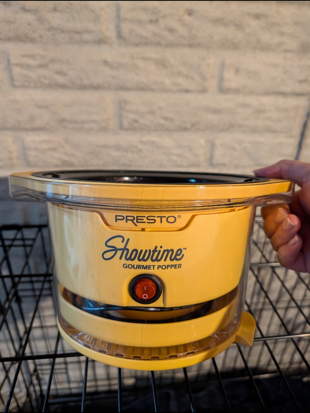 Presto Showtime Gourmet Popper - Yellow Popcorn Maker